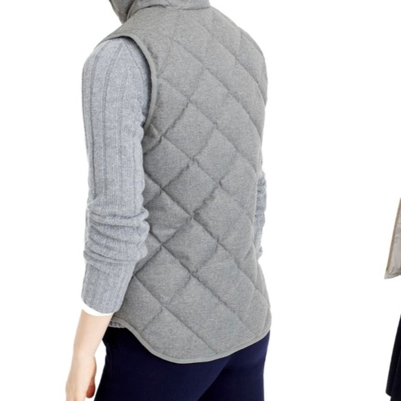 J.Crew Excursion Quilted Flannel Vest - Picture 2 of 3